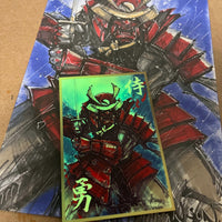 Grumpy Samurai Glow Acrylic Patch