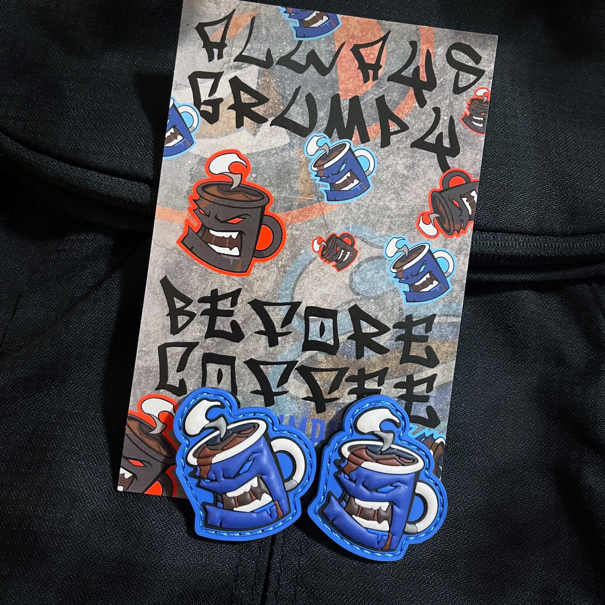 Mini Grumpy Mug PVC Patch