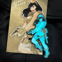 Combat Carla Pin up Glow Acrylic Patch
