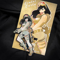 Combat Carla Pin up Glow Acrylic Patch