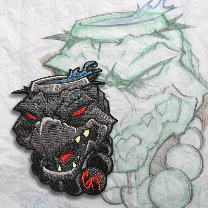 Exclusive Dark Kappa Embroidery Patch