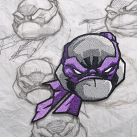 Grumpy Turtles Embroidery Patch '25