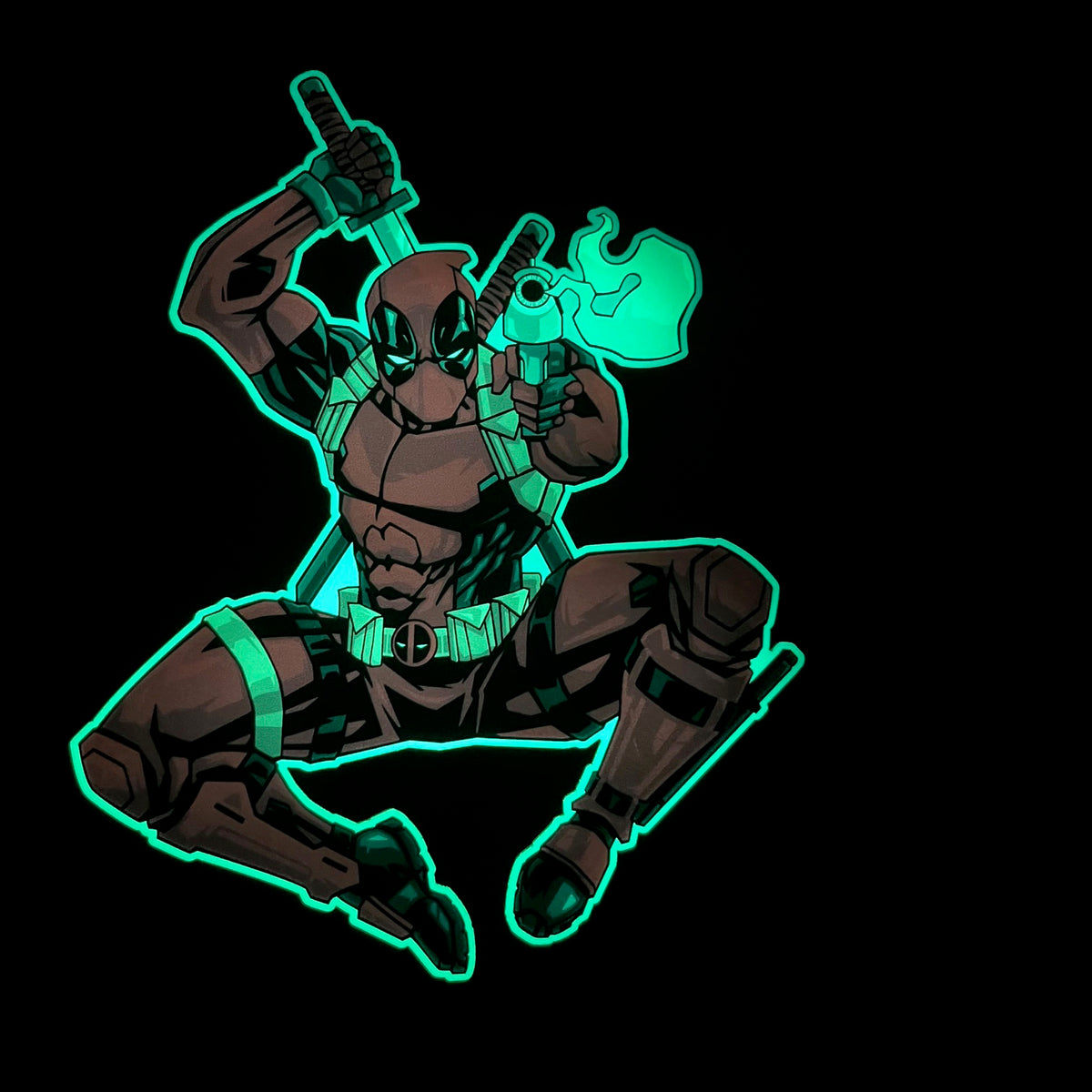 Grumpy Merc Glow Acrylic Patch