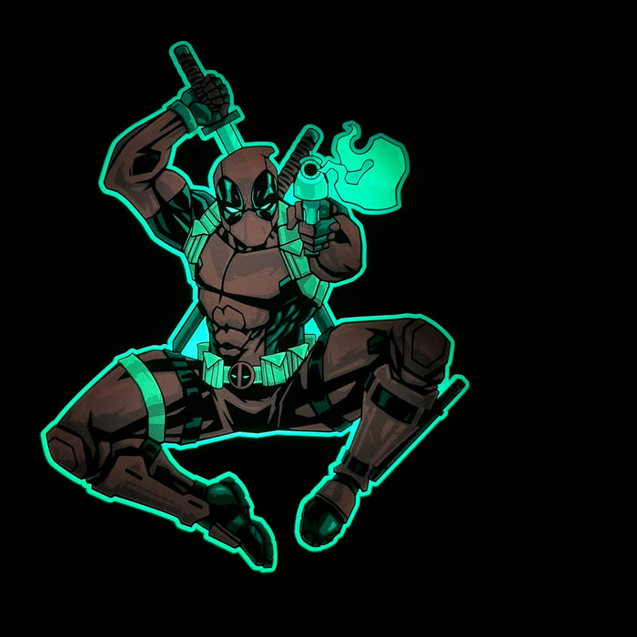 Grumpy Merc Glow Acrylic Patch