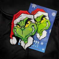 Grumpy Grinch Embroidery Patch