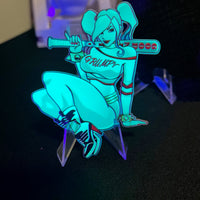 Harlequin v2 Pin Up Glow Acrylic Patch