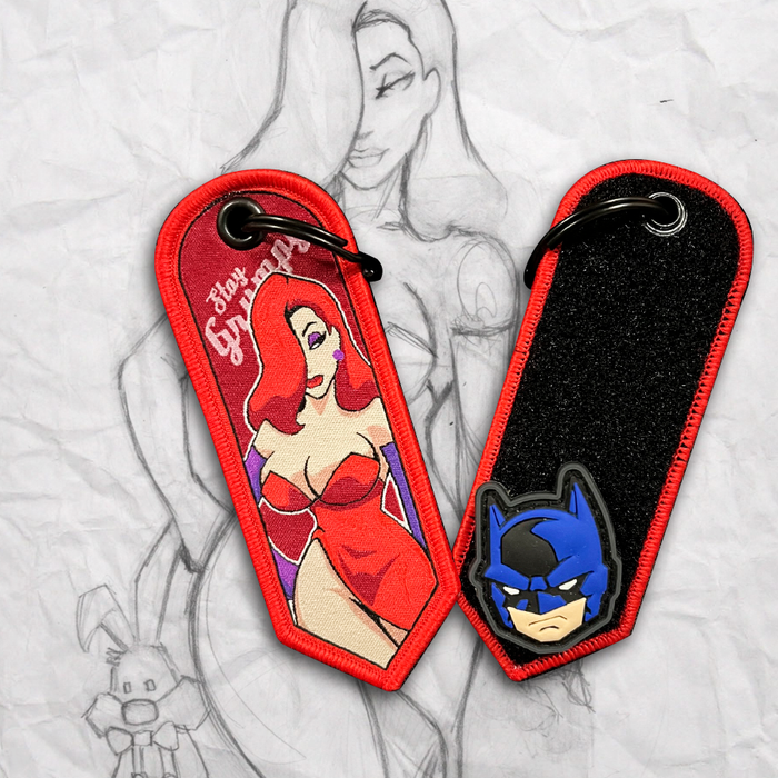"Jess" Pin Up Grumpy Keychain