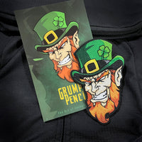 Grumpy Leprechaun Embroidery Patch