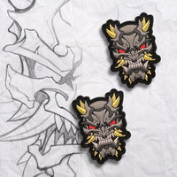 Grumpy Mini Berserker Oni, PVC Patch set