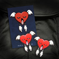 Sad Hearts Pvc Patch set