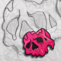 Death Cone, Third Scoop "bubblegum" Embroidery Patch