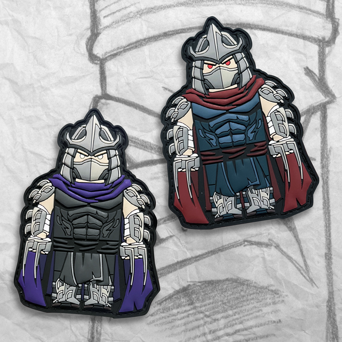 Shred Head Brick Fig Pvc Patch