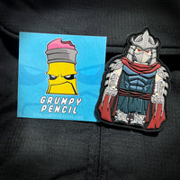 Shred Head Brick Fig Pvc Patch