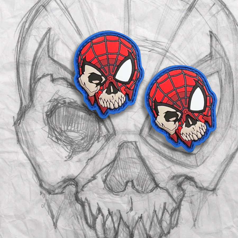 Secubor Spiderman Eyes PVC Patch - ZZYJ-WH