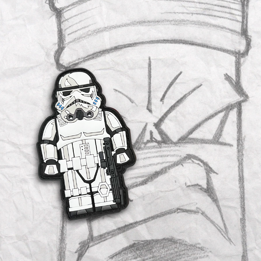 Trooper Brick Fig Pvc Patch