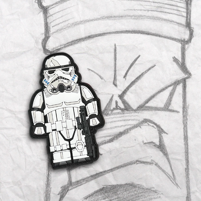 Trooper Brick Fig Pvc Patch