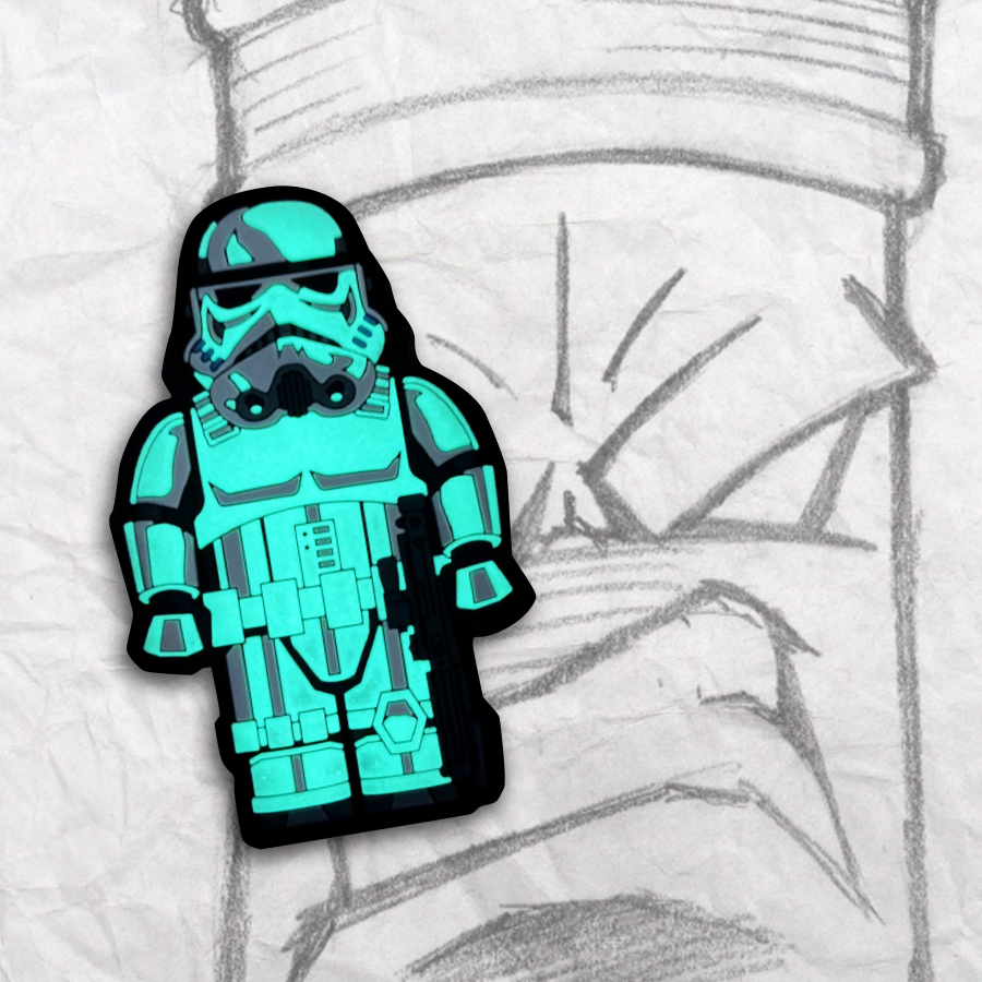 Trooper Brick Fig Pvc Patch