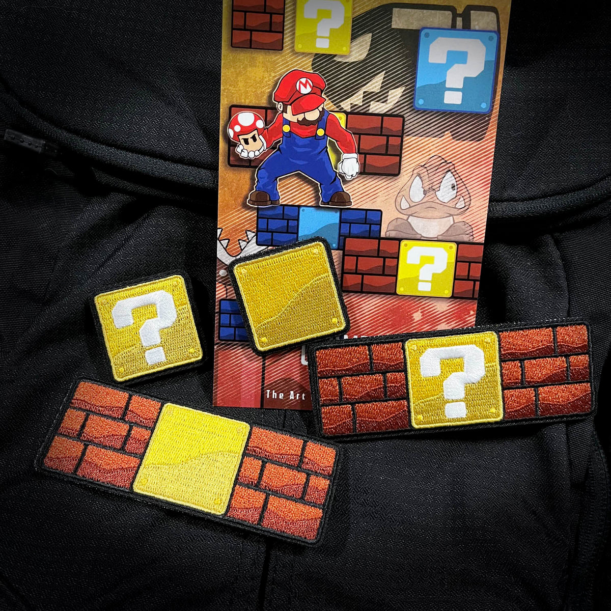 Super Grumpy Classic Blocks Embroidery Patch set