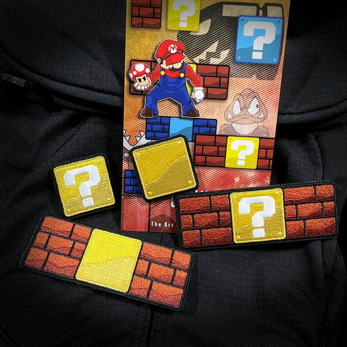 Super Grumpy Classic Blocks Embroidery Patch set