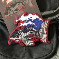 Dark Koi Embroidery Patch