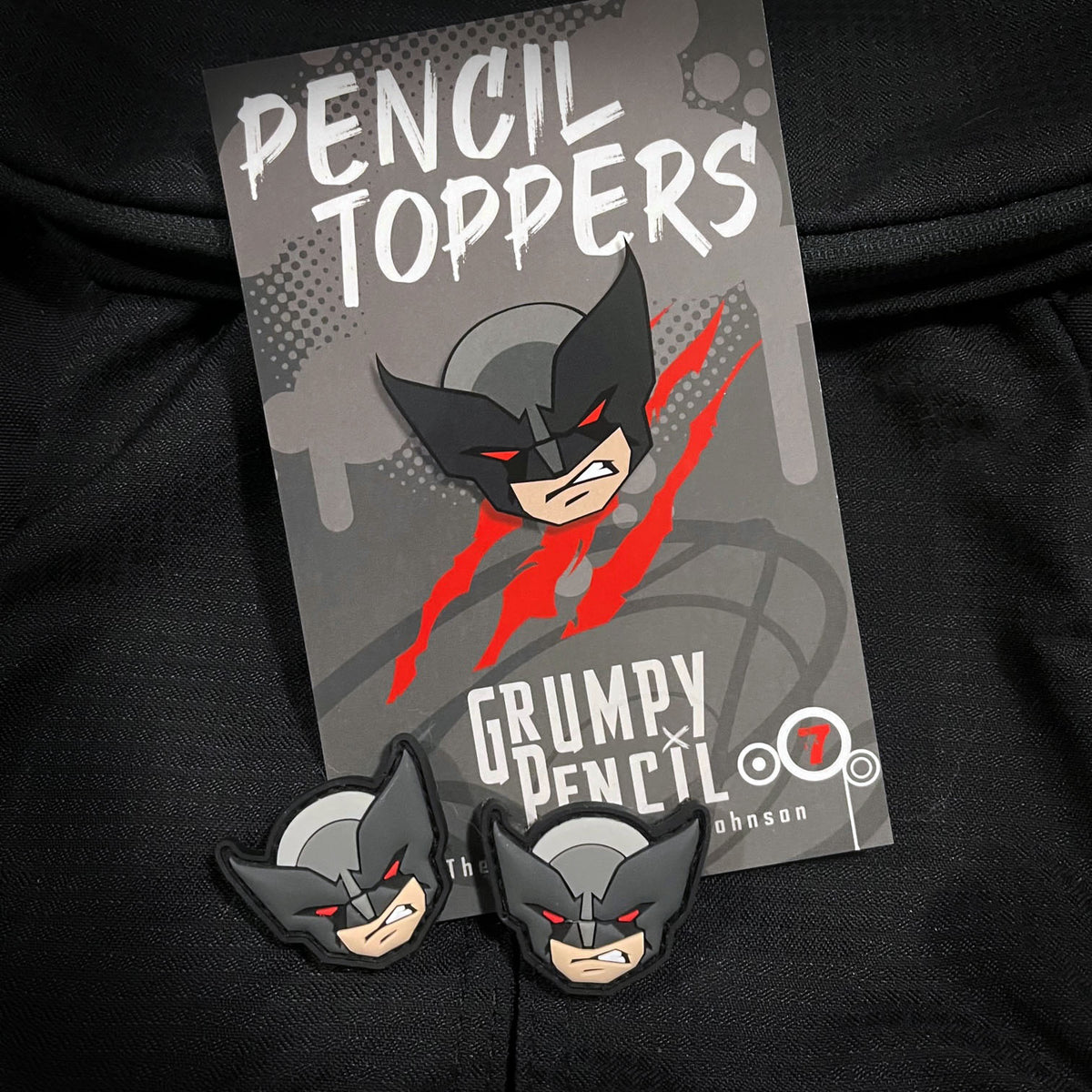 Pencil Topper #7, PVC Patch set