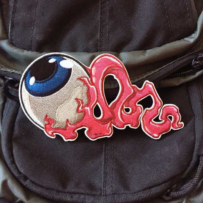 Blue Eye Embroidery Patch