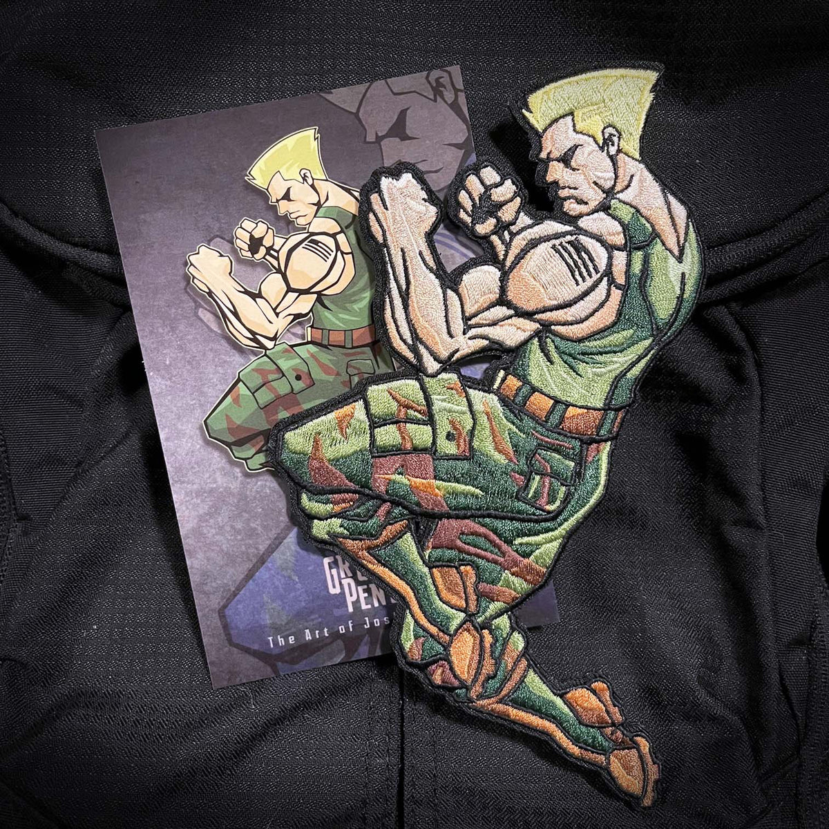 Grumpy Fighter "Army Guy" Embroidery Patch