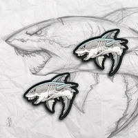 Grumpy Mini Great White, PVC Patch set