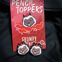 Pencil Topper Krampus, PVC Patch set