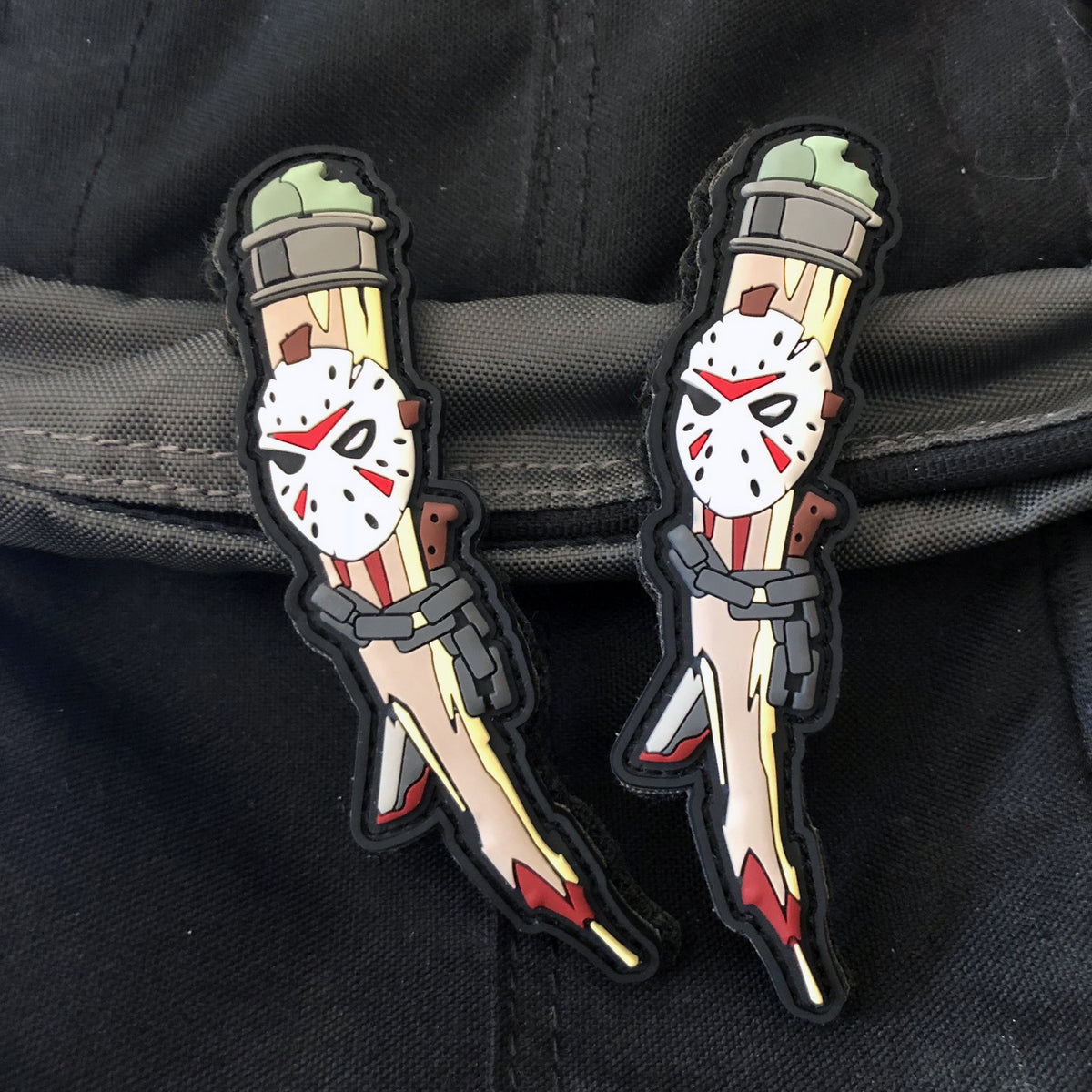 Grumpy Friday the 13th Pencil PVC Patch
