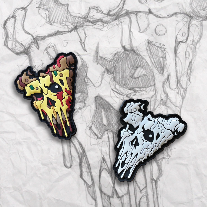Grumpy Pizza Bites PVC Patch Set