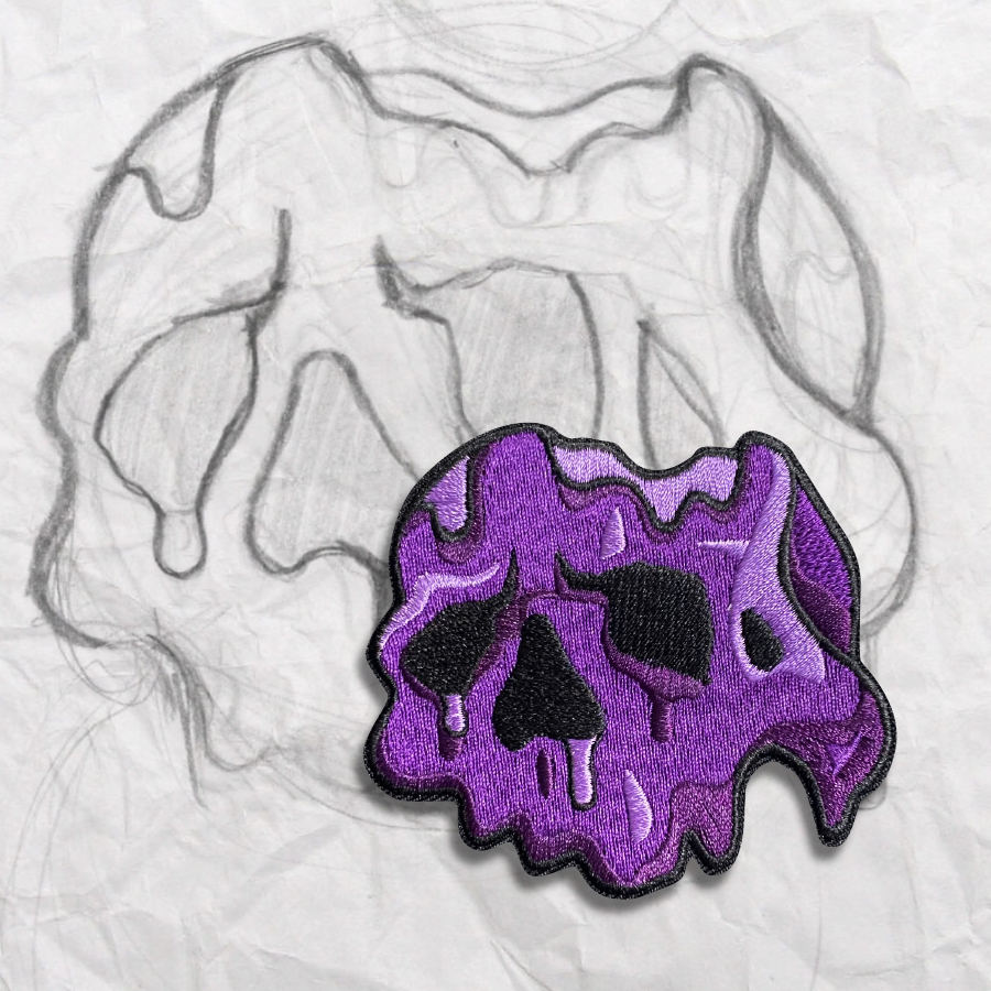 Death Cone, Second Scoop "Grape!" Embroidery Patch