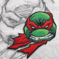 Grumpy Turtles Set v1 Embroidery Patch