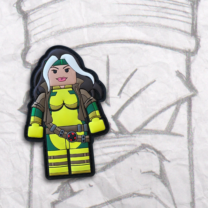 Grumpy Brick fig Rogue-ish PVC Patch