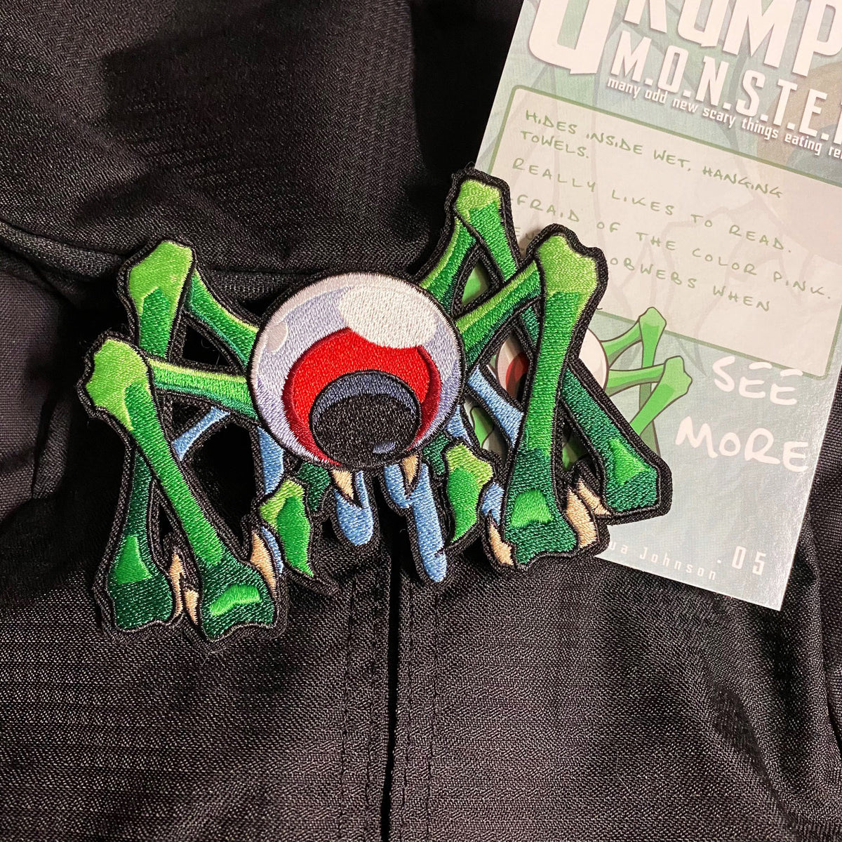 Grumpy M.O.N.S.T.E.Rs SeeMore Embroidery Patch