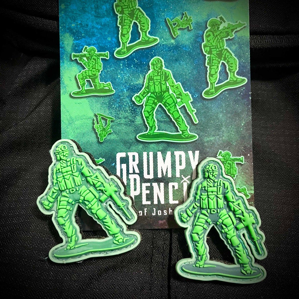 Mini Army Men V3, PVC Patch set