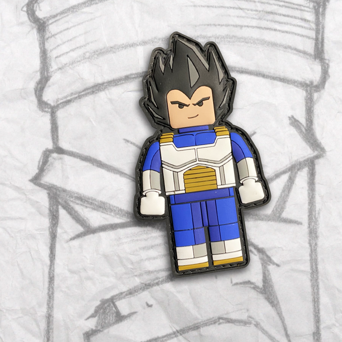 Grumpy Brick fig 'fighter' PVC Patch