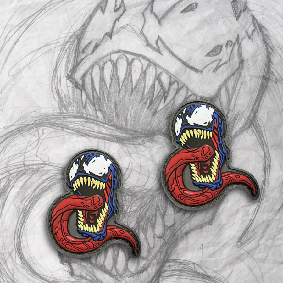 Mini "Teeth" PVC Patch set