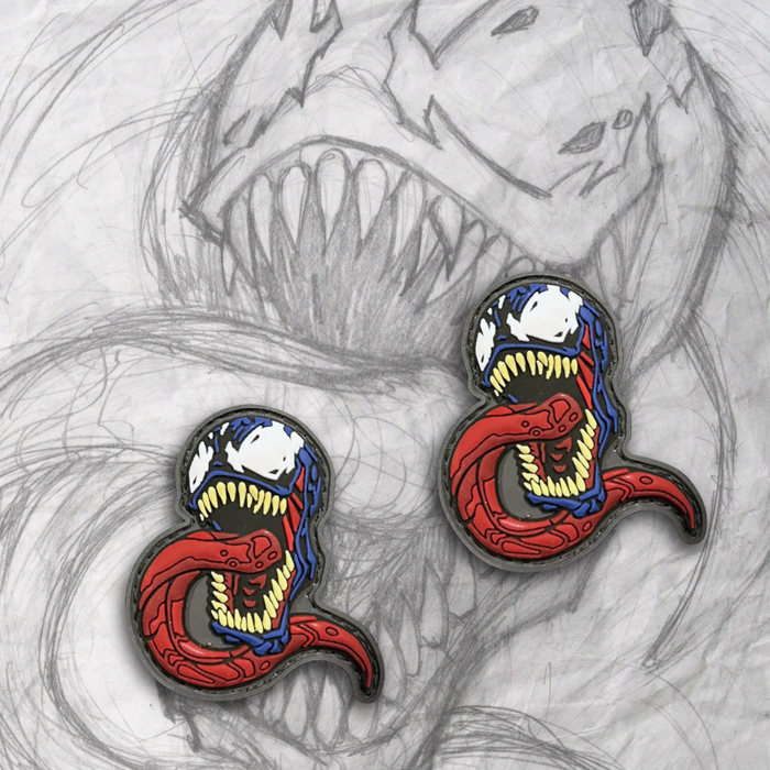 Mini "Teeth" PVC Patch set