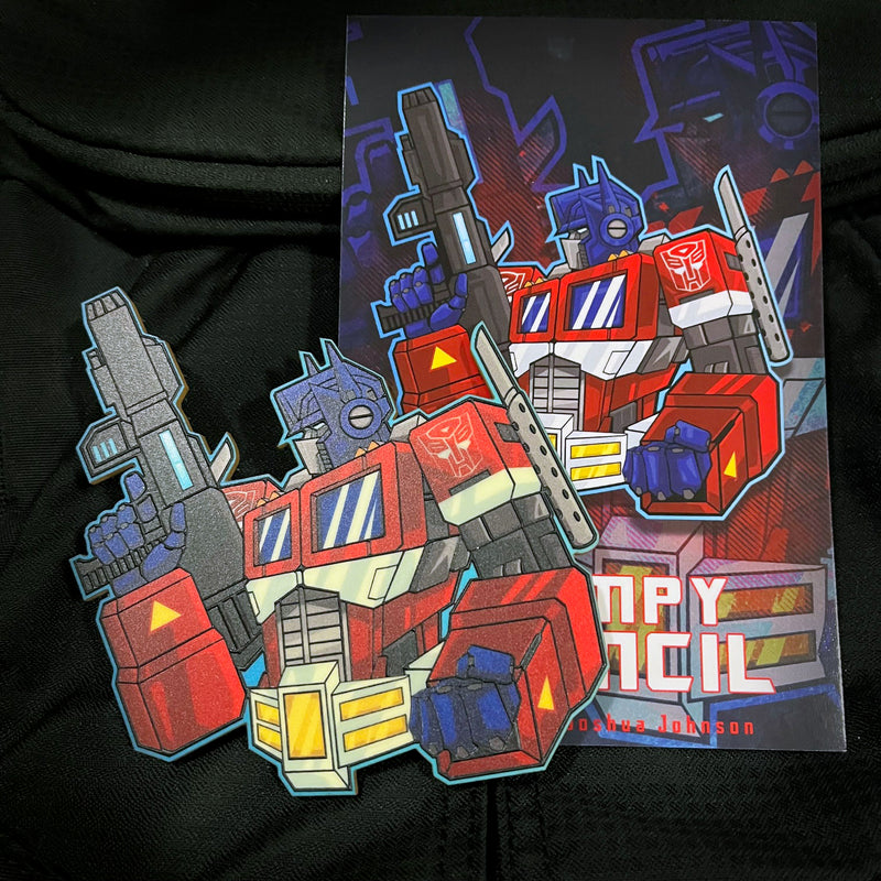 Grumpy Prime Glow Acrylic Patch