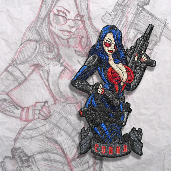 Baroness Pin Up Embroidery Patch