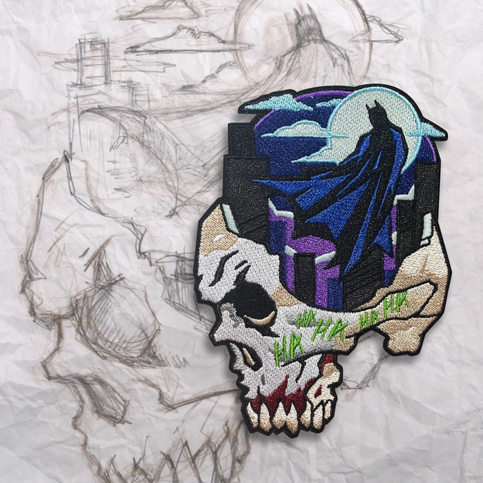 Minds Eye Dark Knight Embroidery Patch
