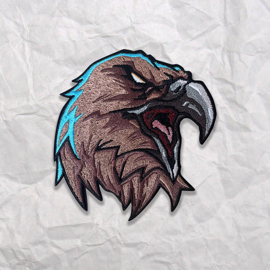 Brown Eagle Embroidery Patch