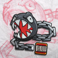 Grumpy Chomp Embroidery Patch Set