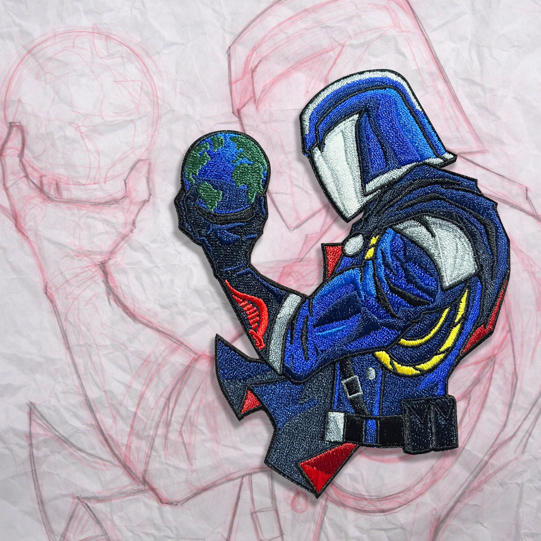 Grumpy Commander Shooter Embroidery Patch – Grumpy Pencil