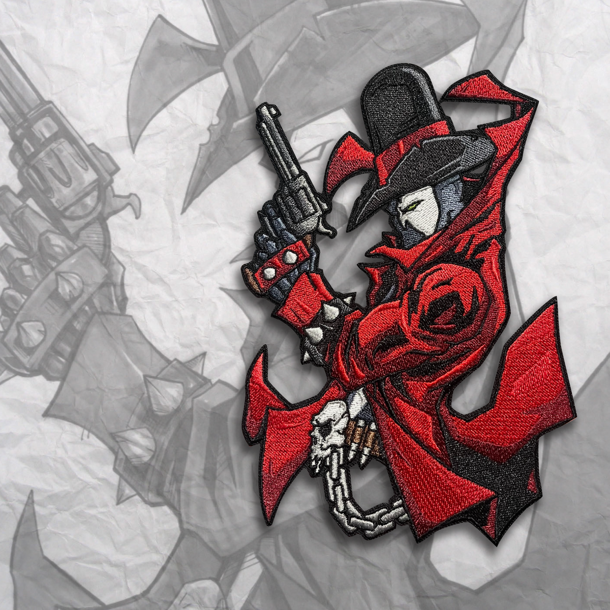 Gunslinger Embroidery Patch