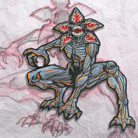 Grumpy Demogorgan Embroidery Patch