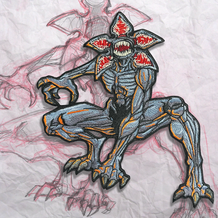 Grumpy Demogorgan Embroidery Patch