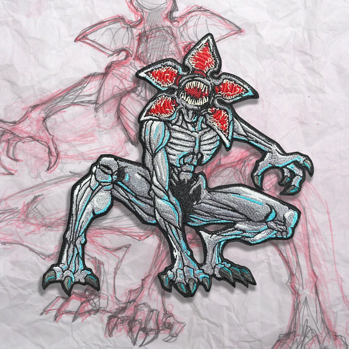 Grumpy Demogorgan Embroidery Patch