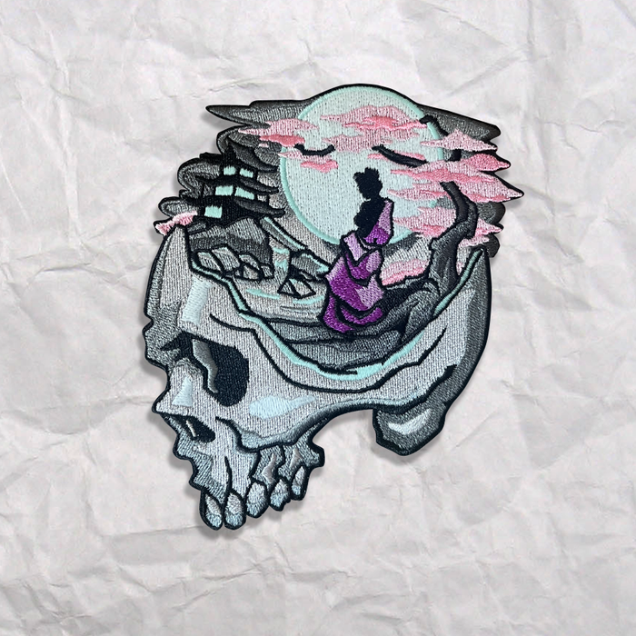 Grumpy Geisha Minds Eye Embroidery Patch
